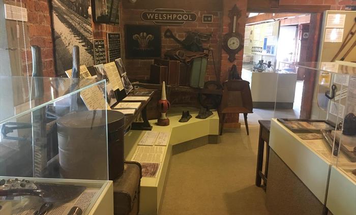 Y Lanfa - Railway exhibit